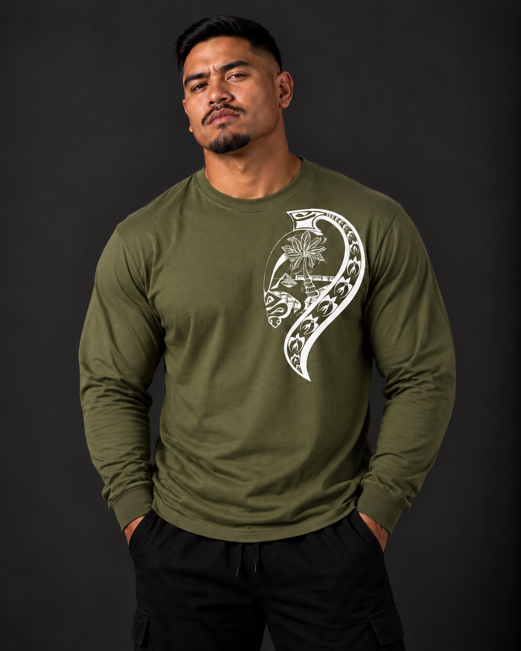 Taotaomona Long Sleeve (Olive)
