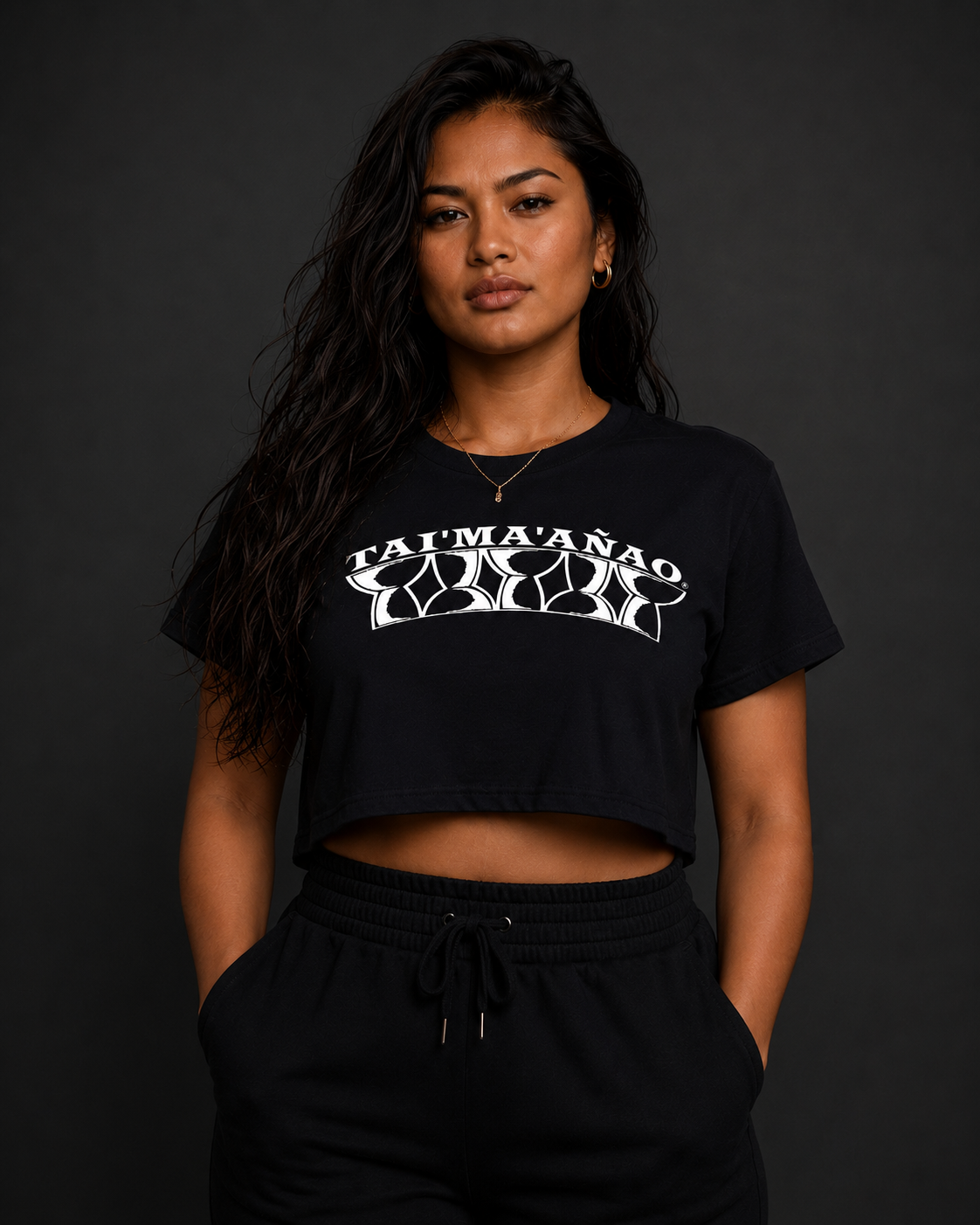 Latte Stone Crop Top