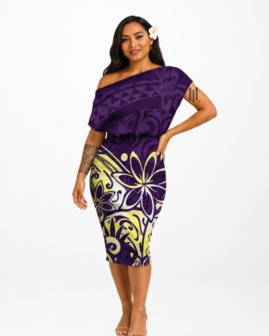 82: TALITASI Monstera Dress