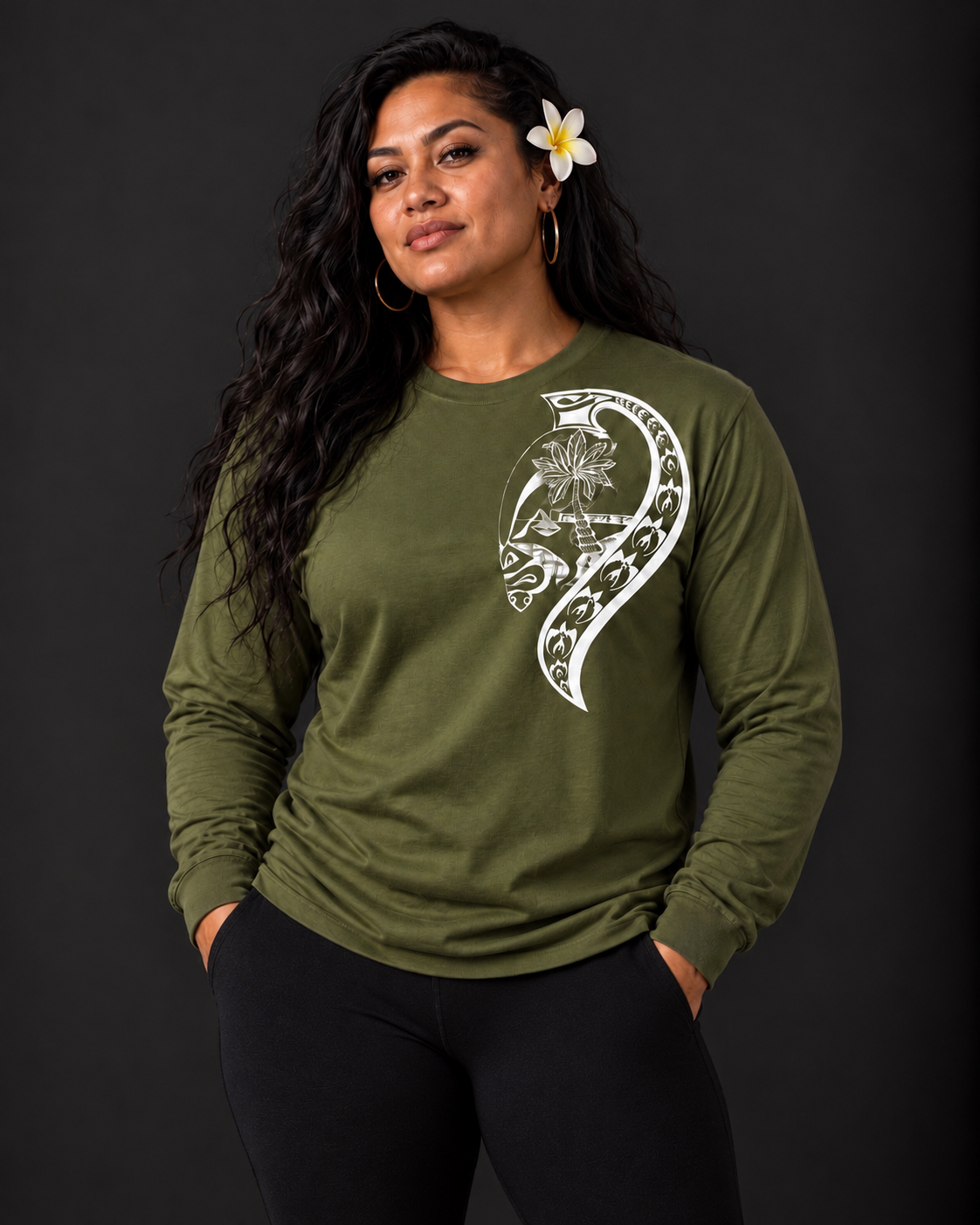Taotaomona Long Sleeve (Olive)