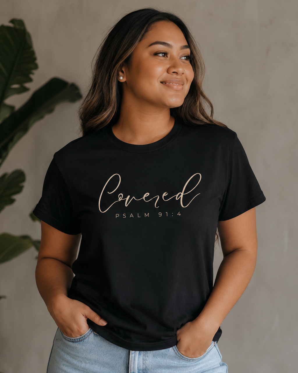 COVERED | PSALM 91:4 TEE