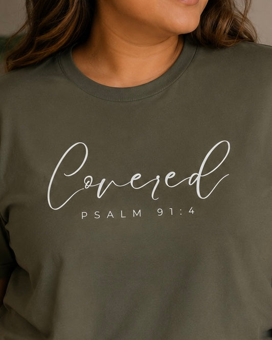 COVERED (MGRN) | PSALM 91:4 TEE