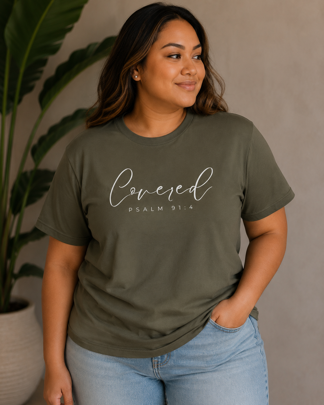 COVERED (MGRN) | PSALM 91:4 TEE
