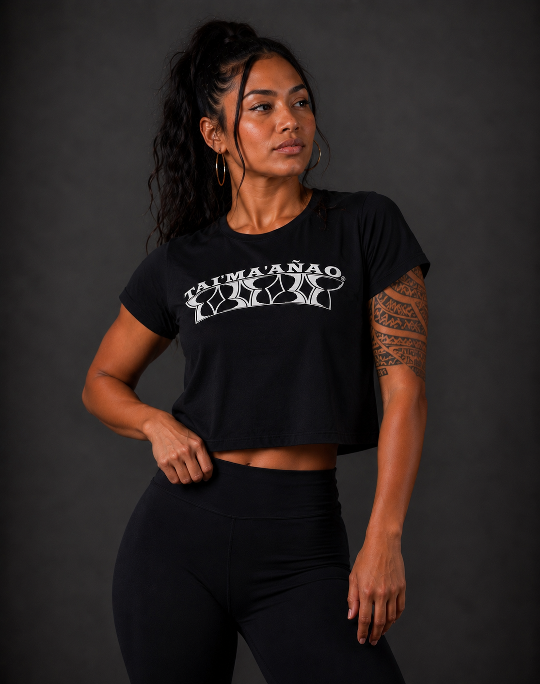 Latte Stone Crop Top