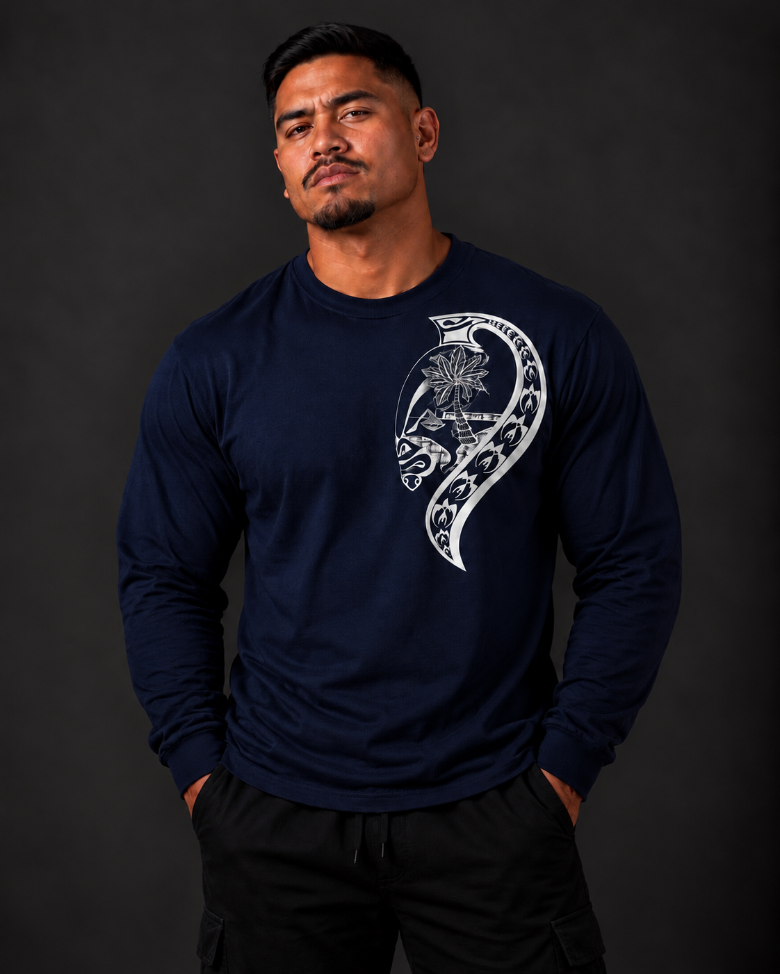 Taotaomona Long Sleeve (Navy)