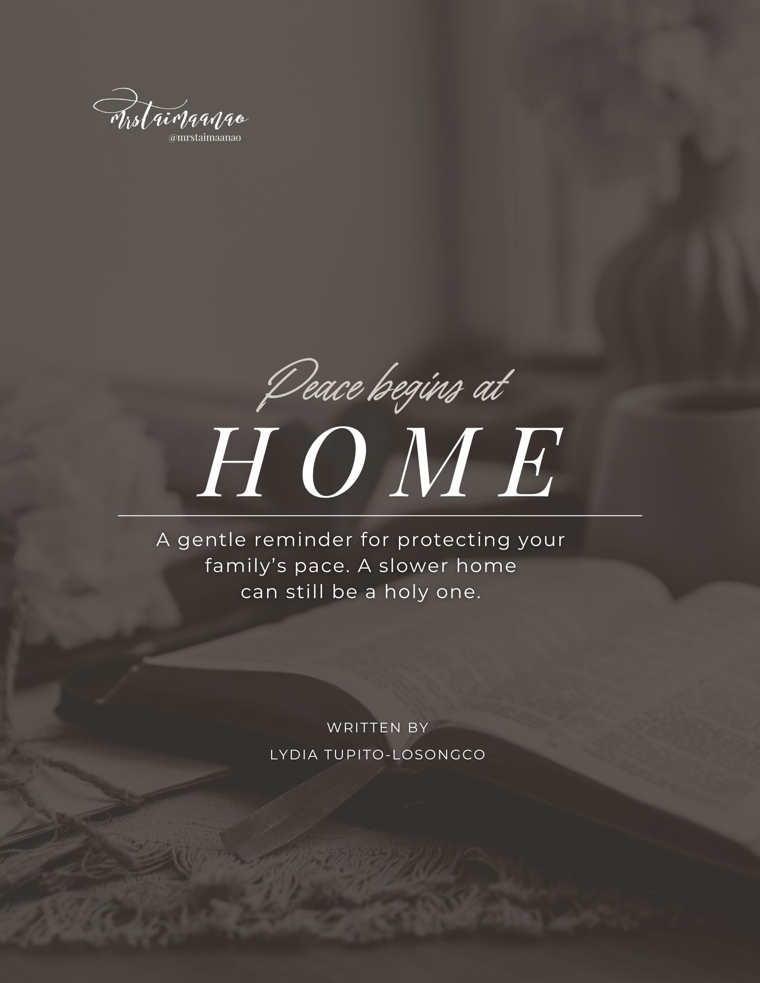 Peace Begins at Home (Free PDF)